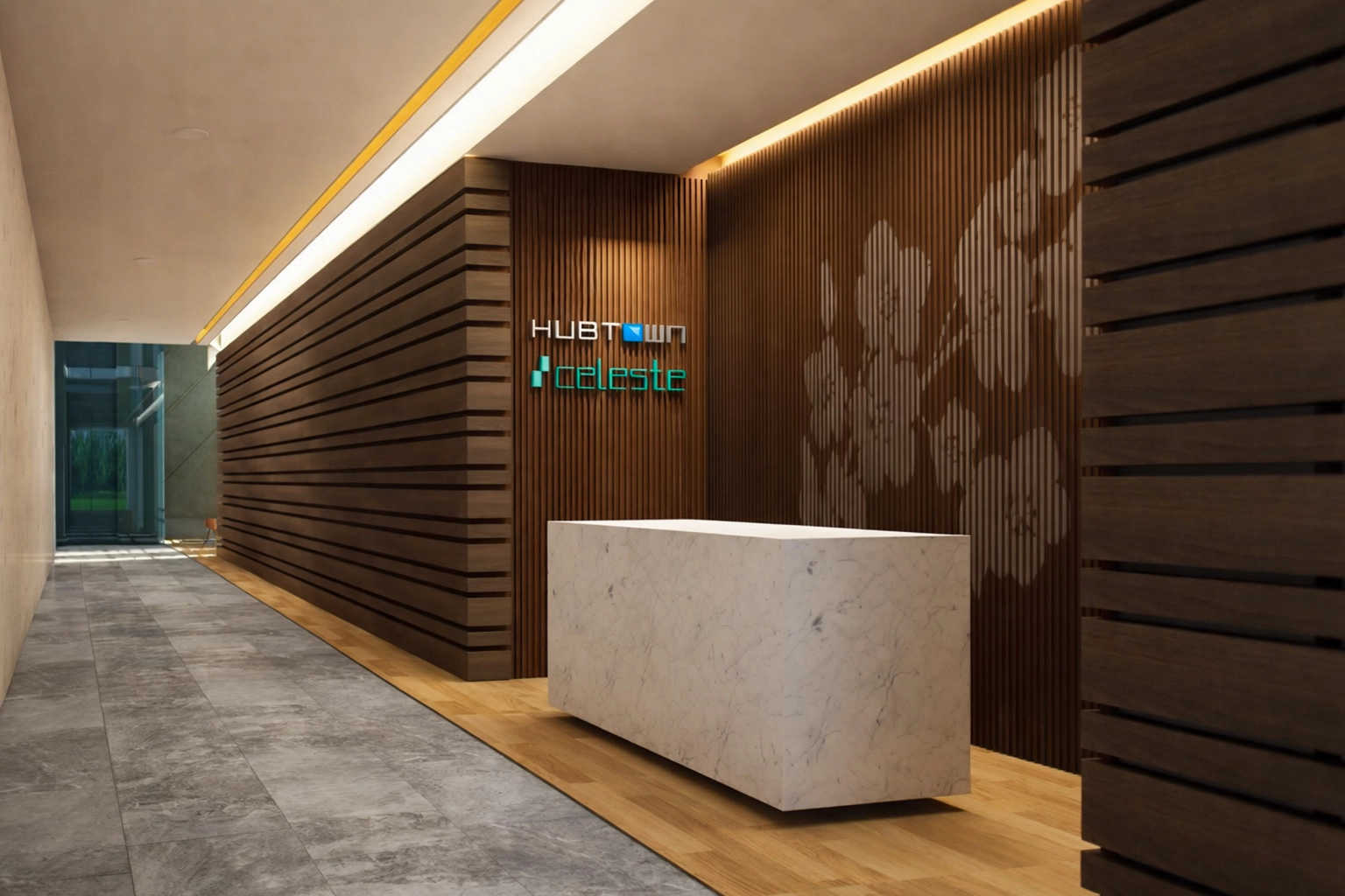 Hubtown Celeste Worli - Project Entrance View