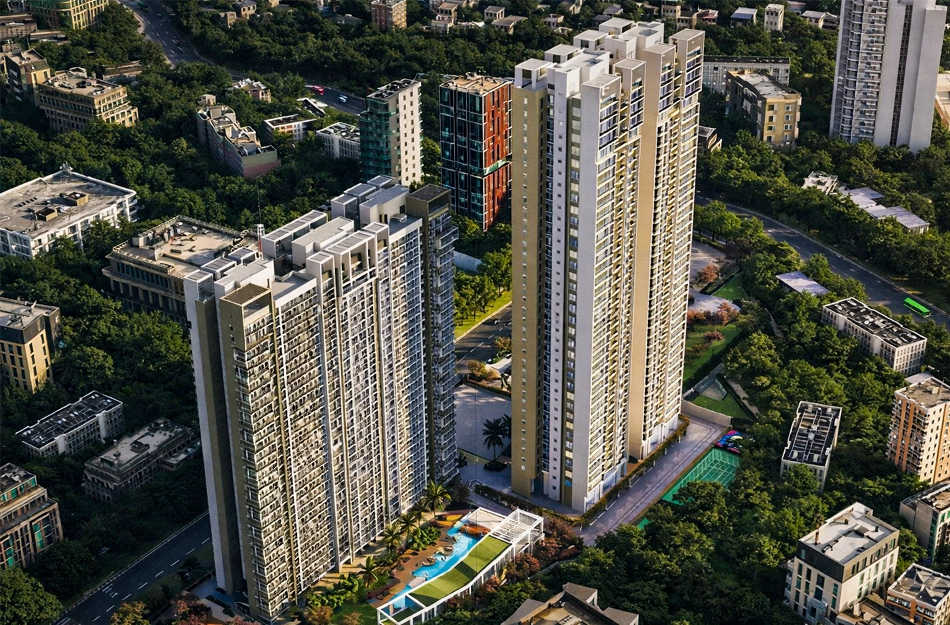 Embassy One Pokhran Road 2 - Elevation