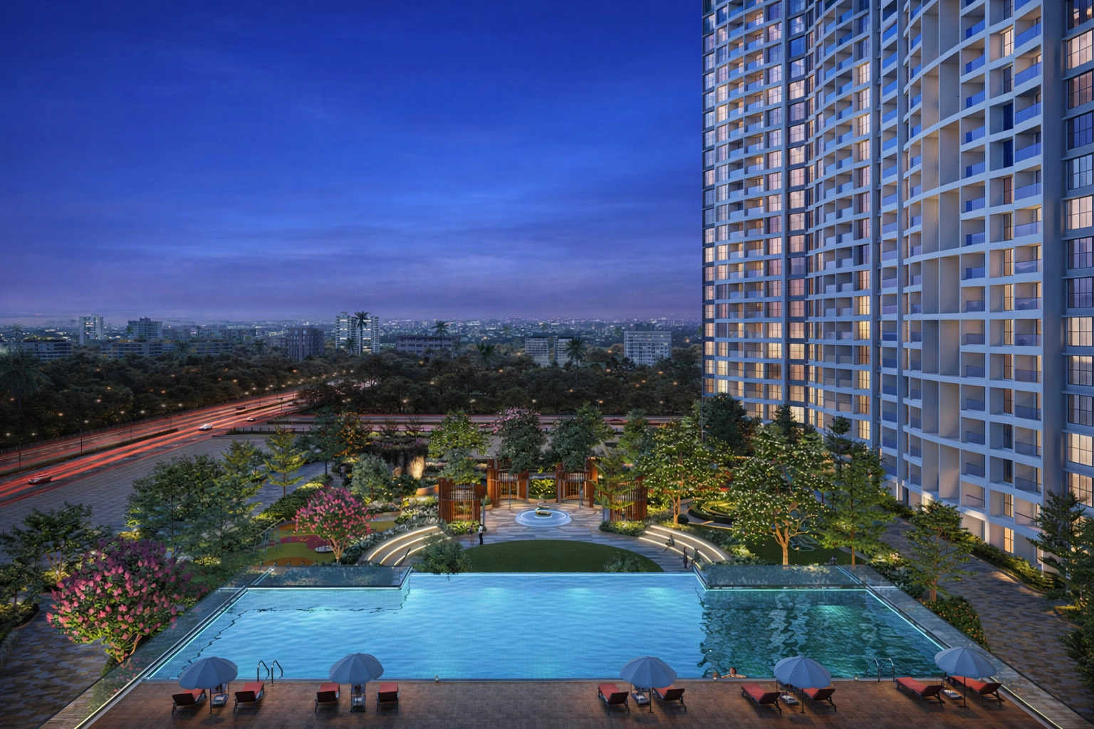 Purva Atmosphere Mundhwa - Swimming Pool