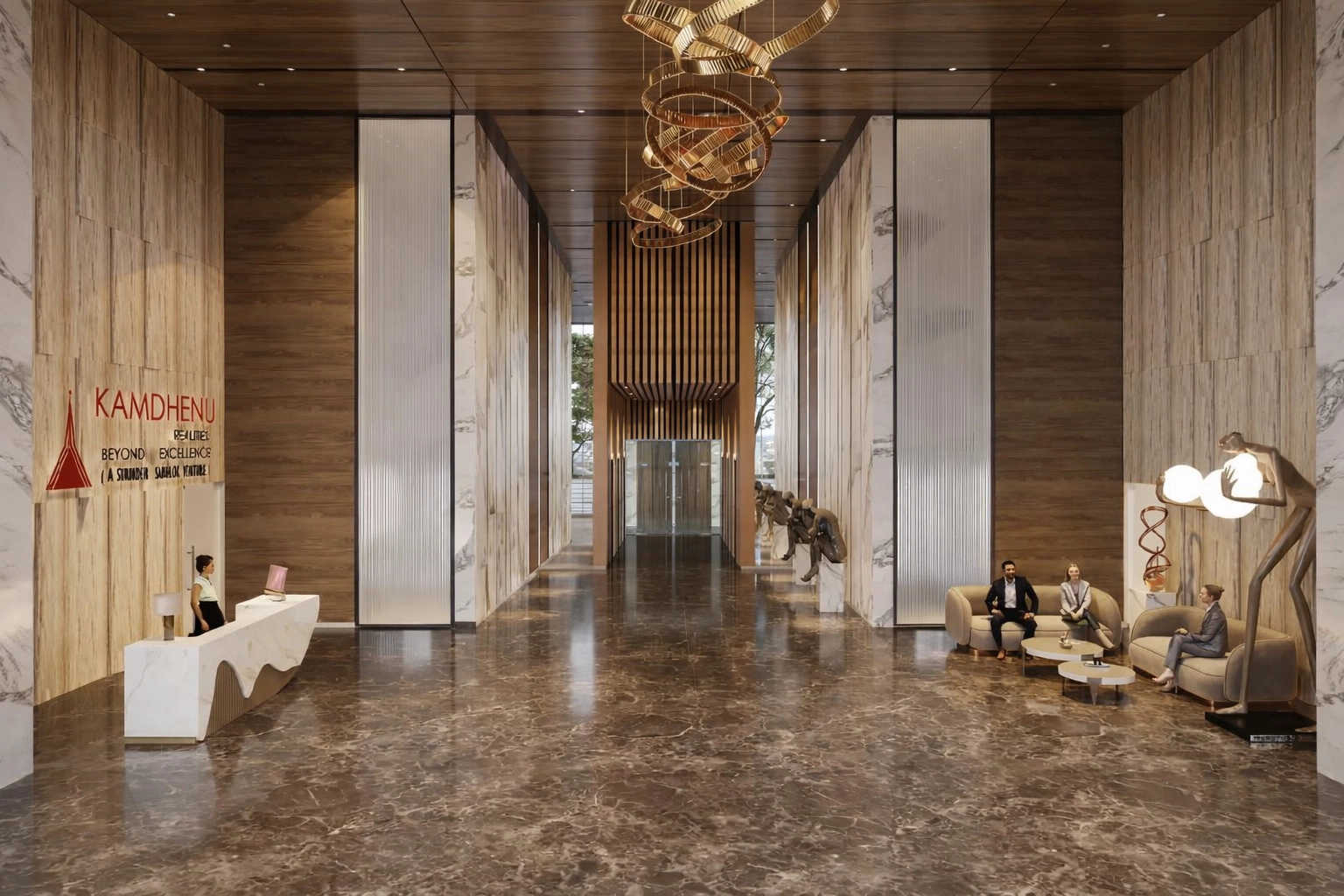Kamdhenu The Hallmark Kopar Khairane - Tower Entrance Lobby