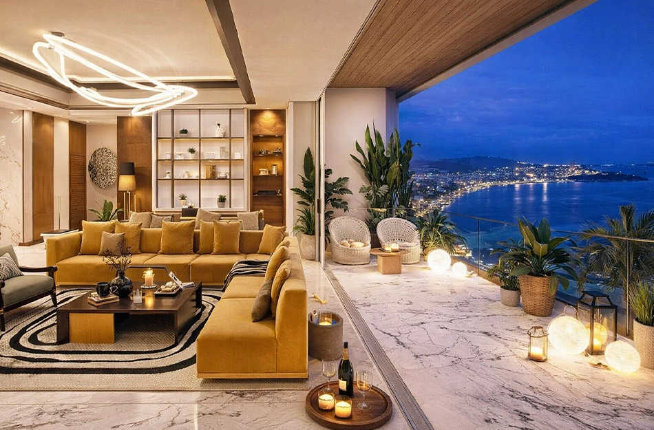 Shapoorji Pallonji Nine Arcs Santacruz - Living Room