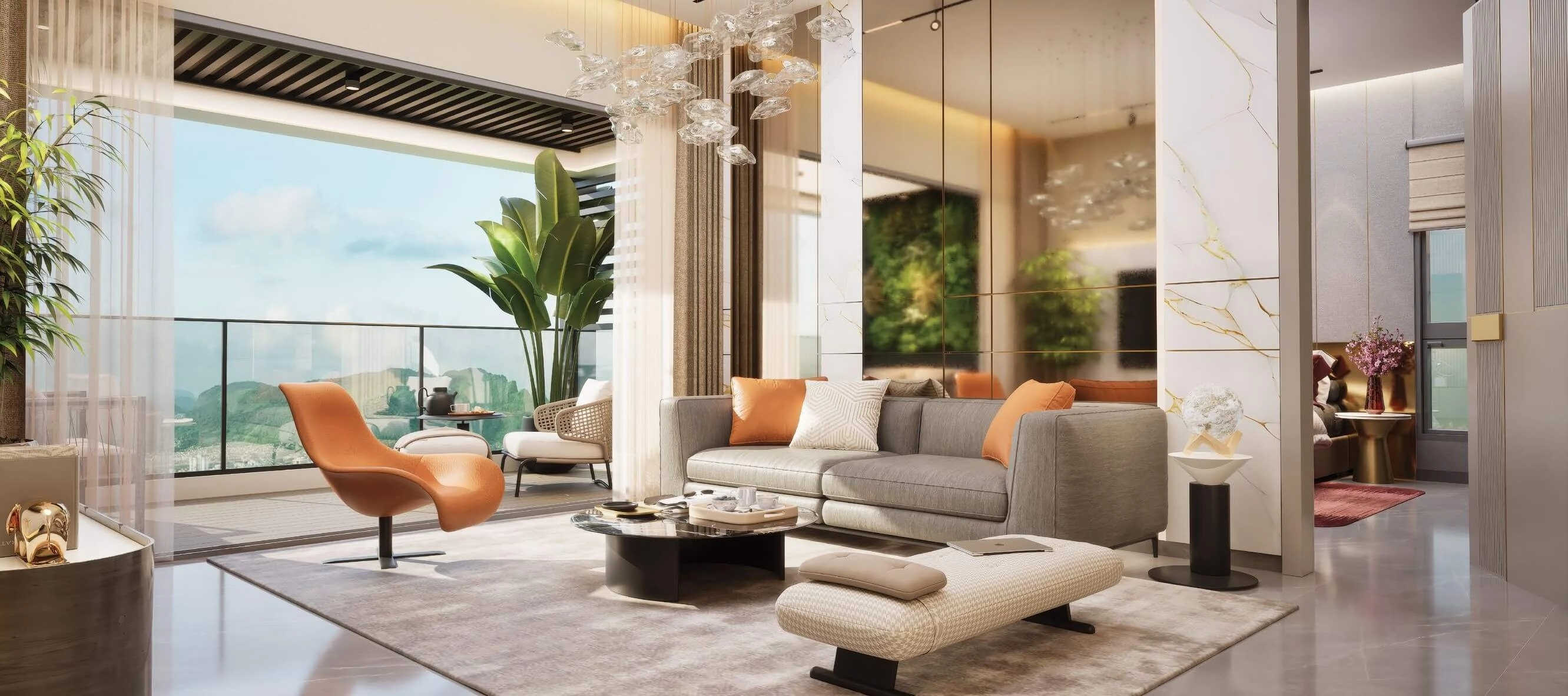 Nahar Chandi Valley Powai - Living Room