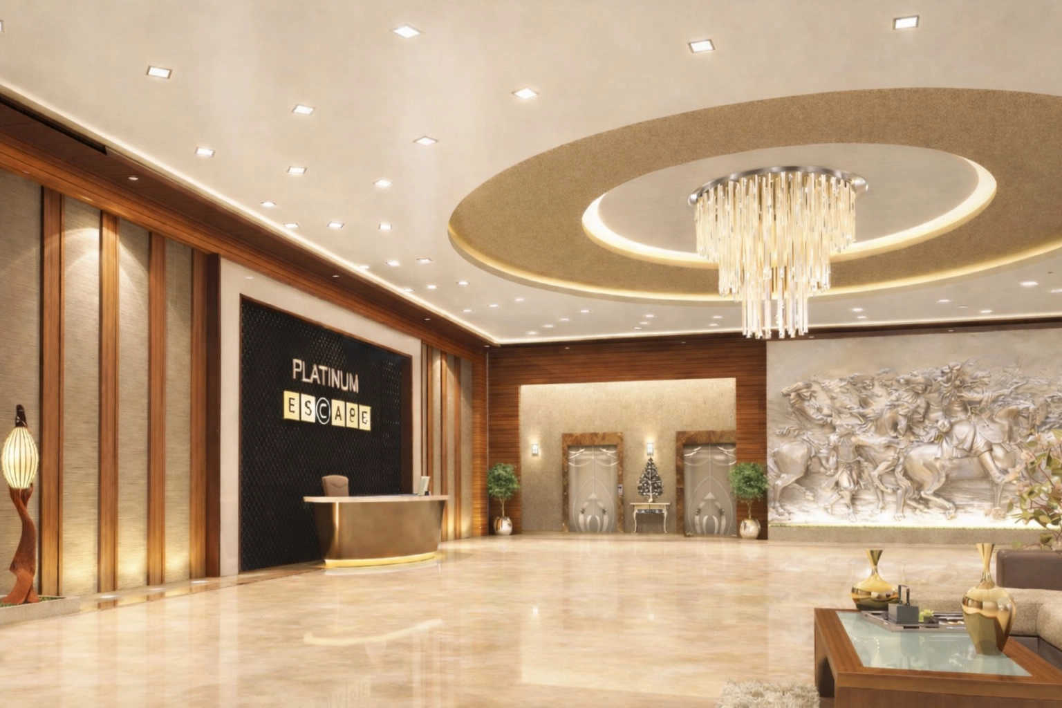 Platinum Escaso Ulwe - Tower Entrance Lobby