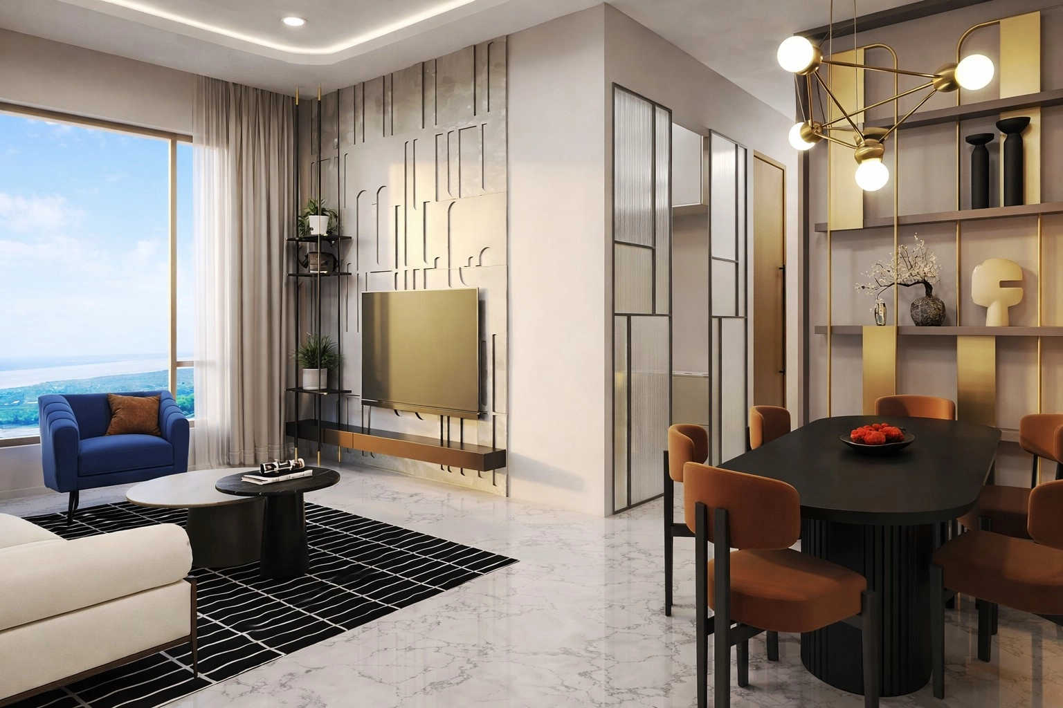 Ruparel Premia Mulund - Living Room