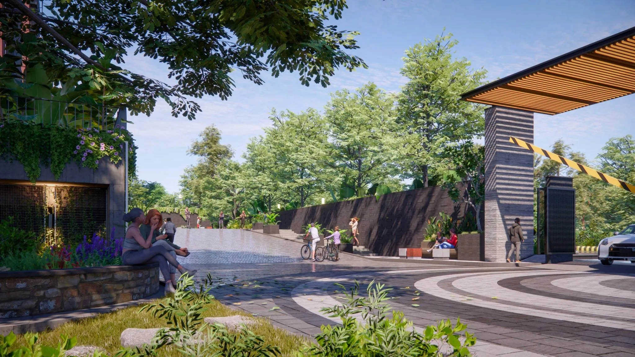 Assetz Sora and Saki Gummanahalli - Project Entrance View