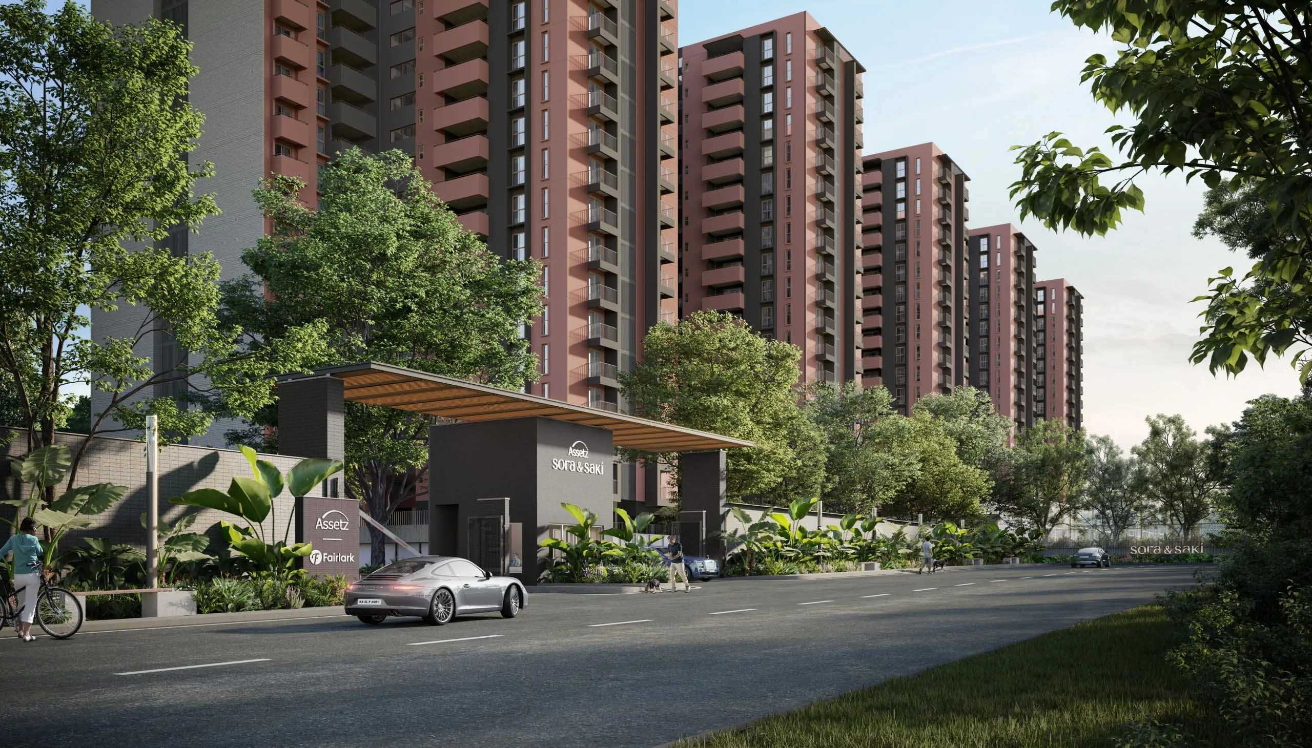 Assetz Sora and Saki Gummanahalli - Project Front View