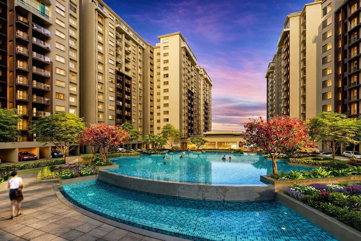 Provident Capella Whitefield - Swimming Pool