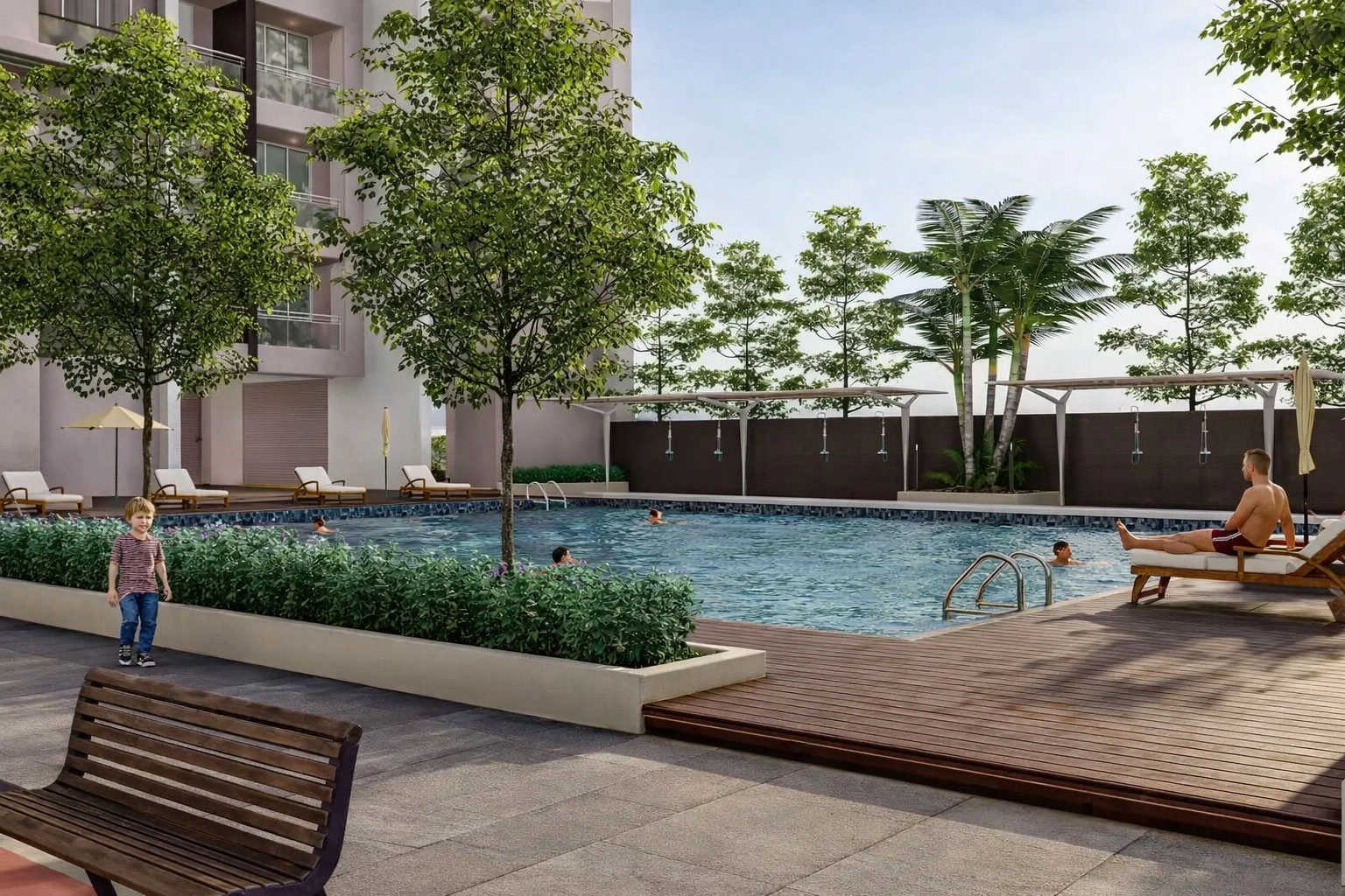 Paradise The Oasis Sanpada - Swimming Pool
