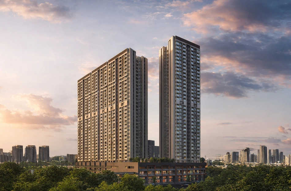 Godrej Elaris Magarpatta - Elevation