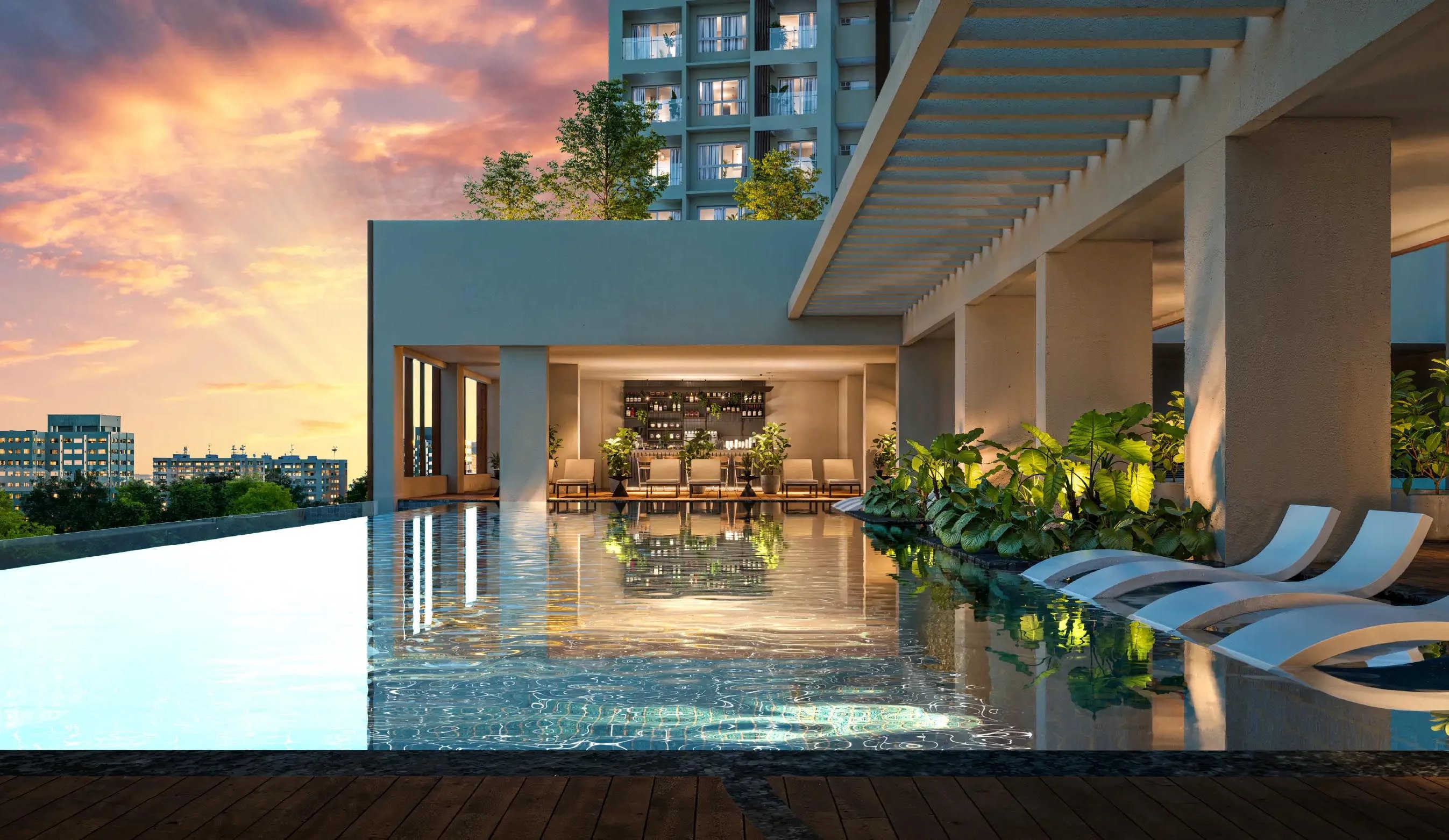 Godrej Elaris Magarpatta - Swimming Pool
