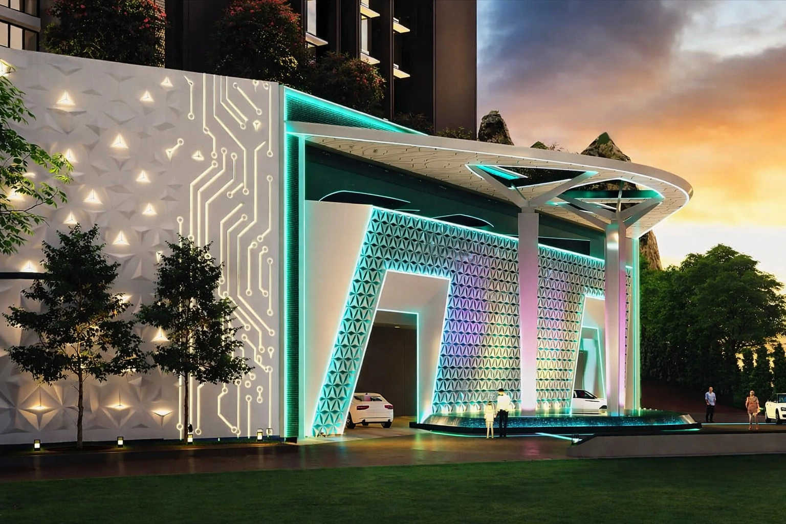 Kanakia Silicon Valley Powai - Project Front View
