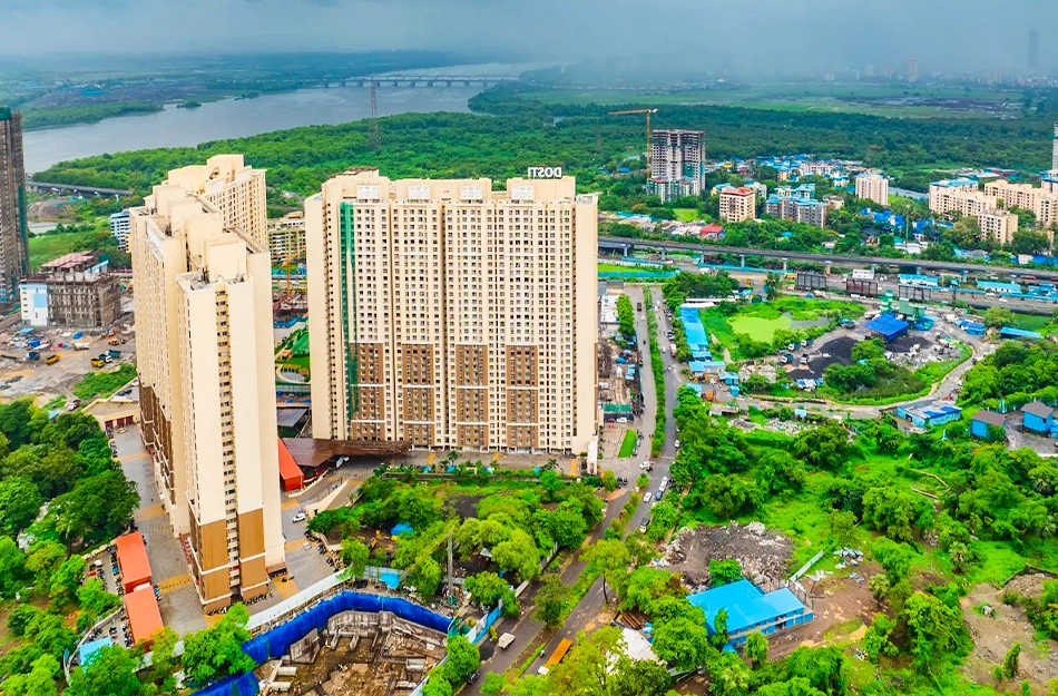 Dosti Pine Kolshet Road - Elevation 2
