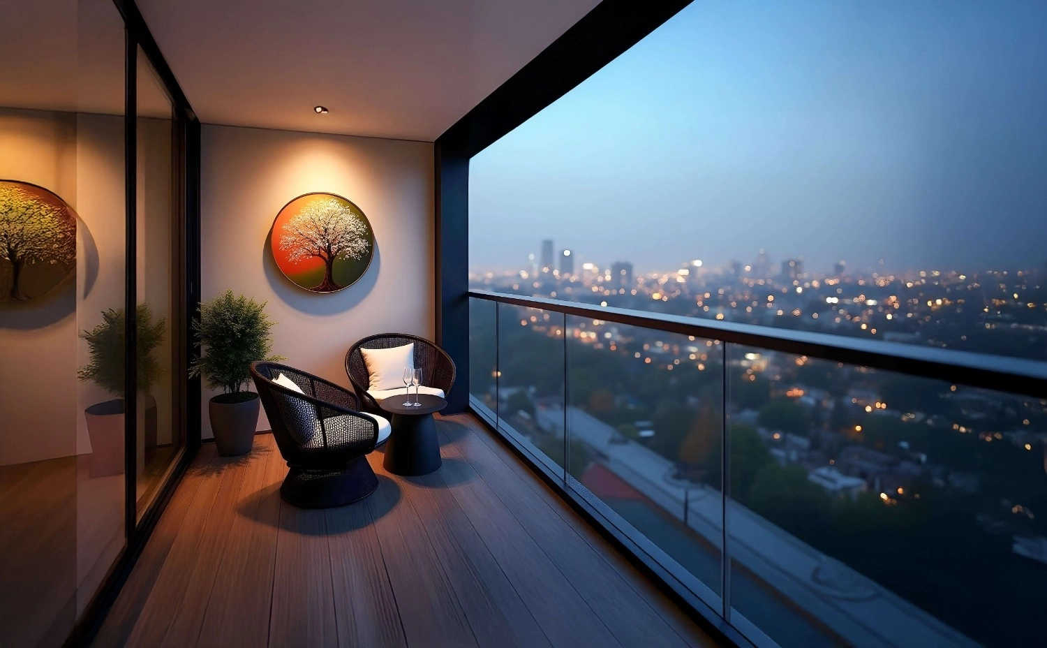 Crystal Prime Meridian Ghatkopar - Balcony