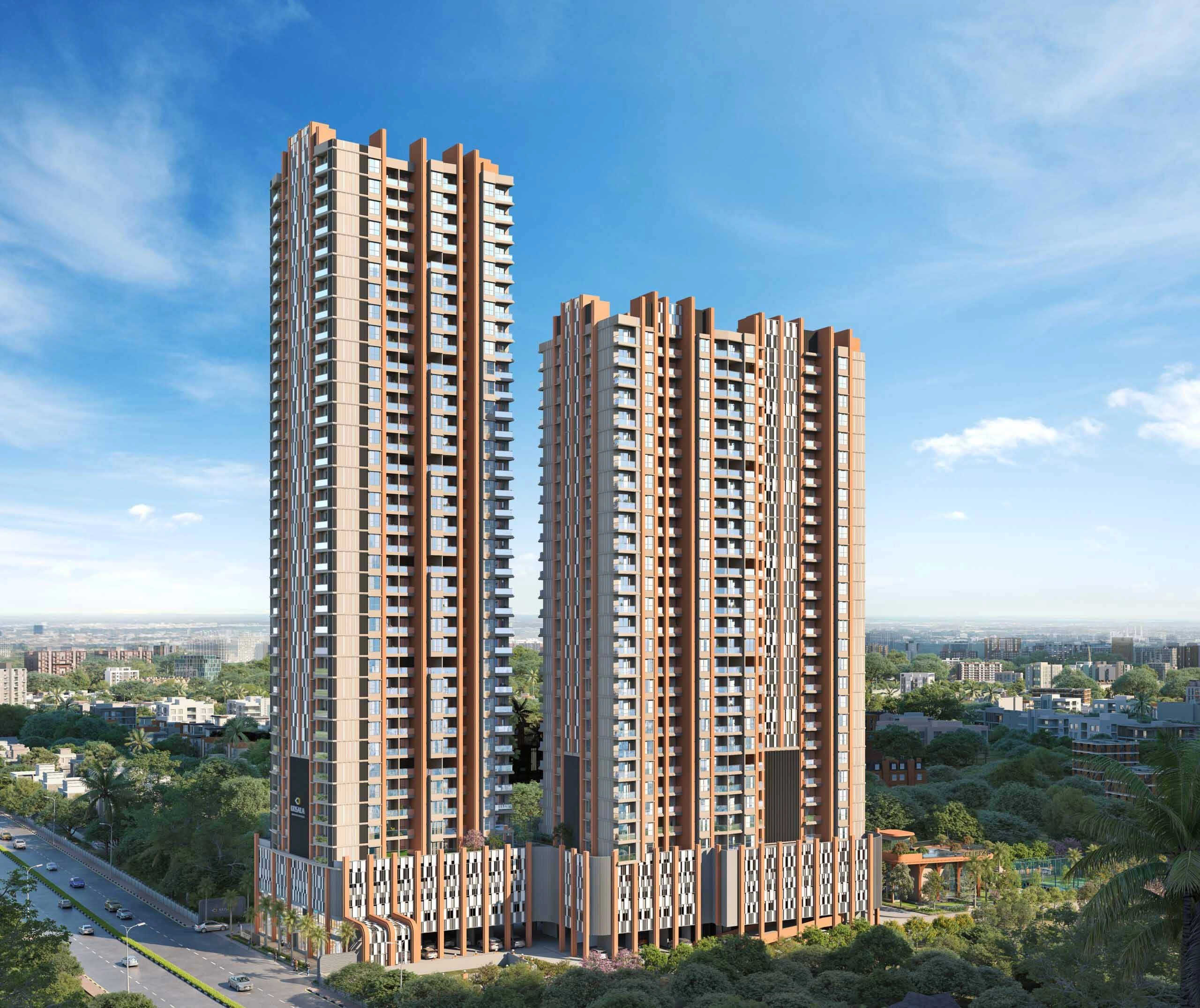 Krisala Aventis Tathawade - Elevation 2
