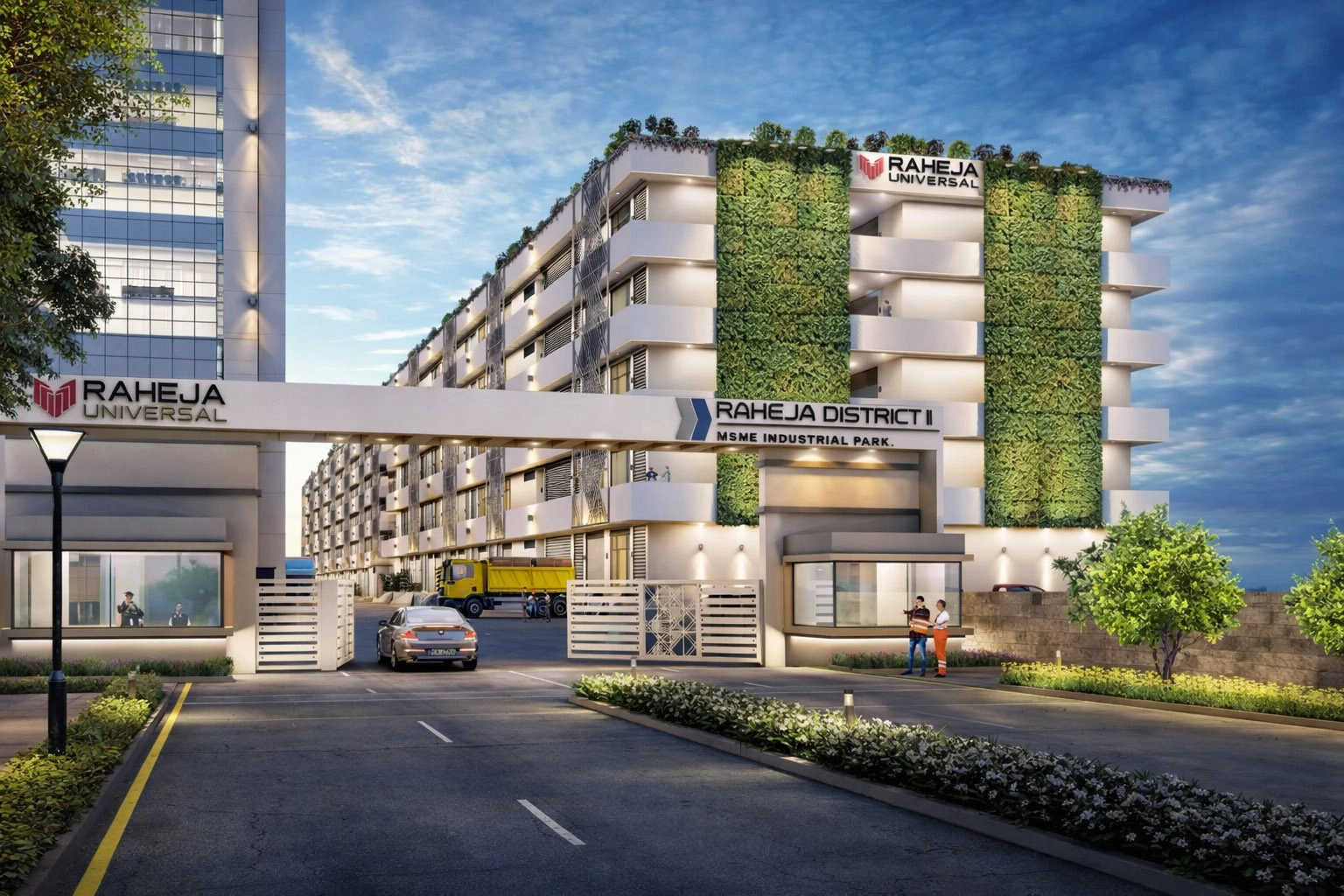 Raheja District 2 Juinagar - Project Entrance View