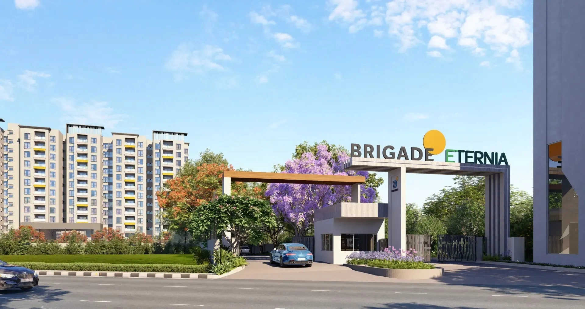 Brigade Eternia Yelahanka - Project Entrance View