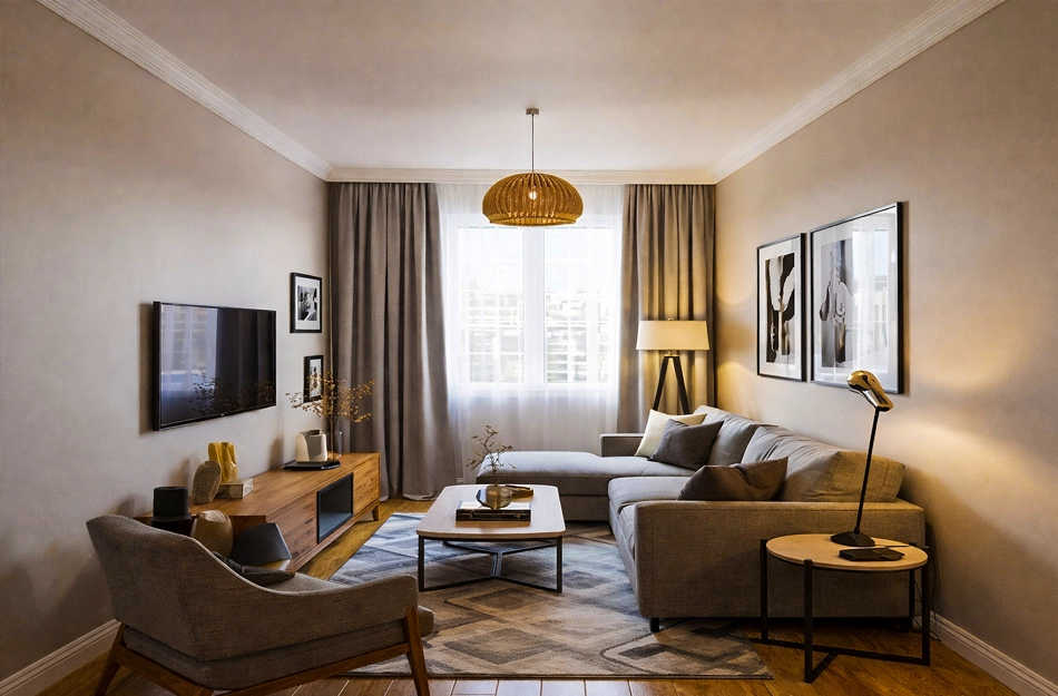 Tricity Aura Kalamboli - Living Room