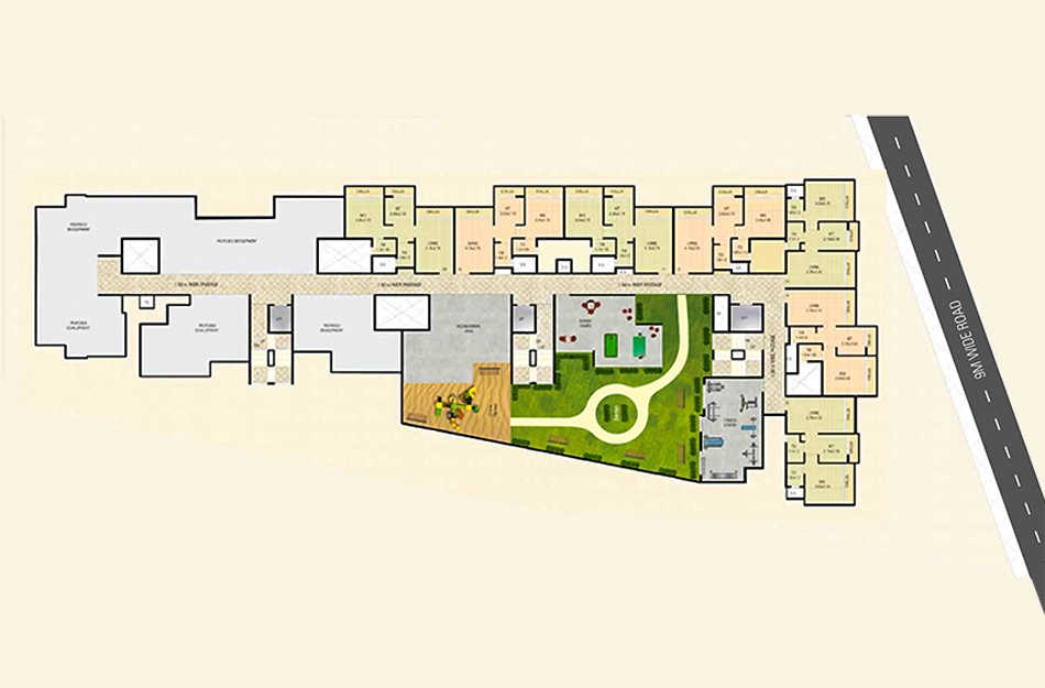 Bhagwati Bellavista II Ulwe - Ground Floor Plan