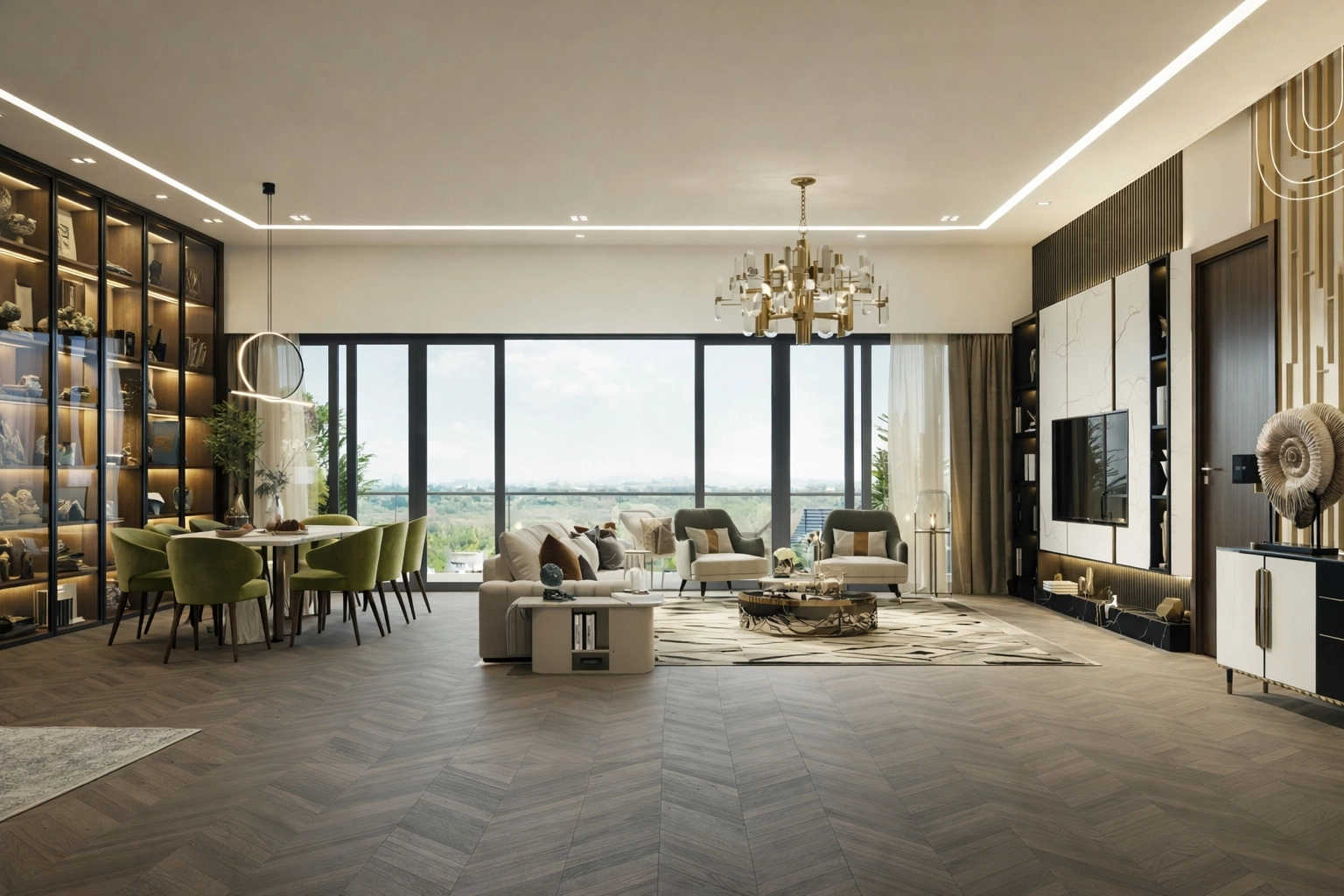 K Raheja Amaltis Sion - Living Room