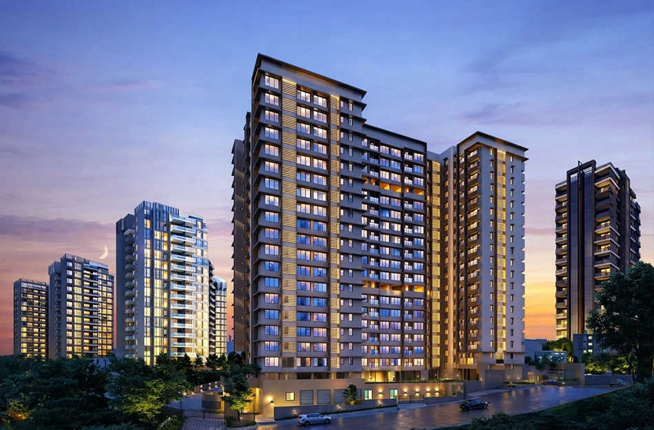 K Raheja Amaltis Sion - Elevation
