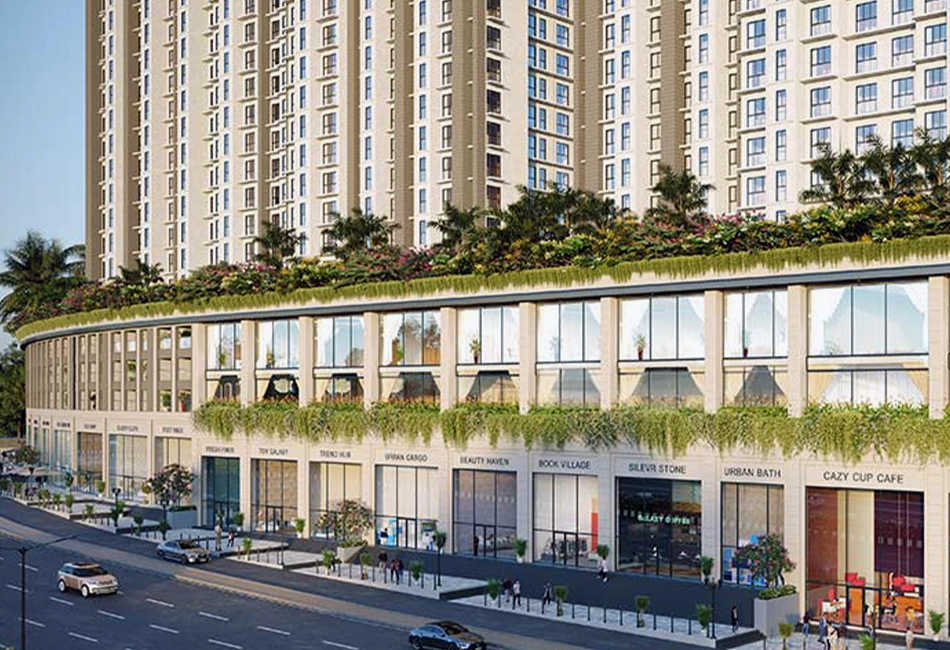 Vihang Zero Mile City Ghodbunder Road - Project Front View