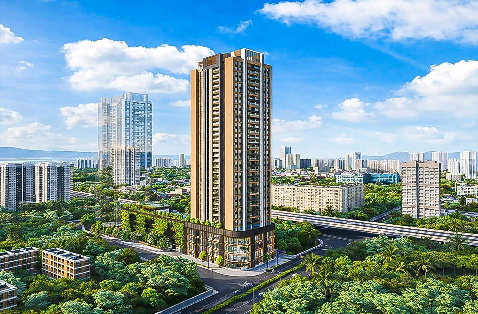 K Raheja Antares Kanjurmarg - Elevation