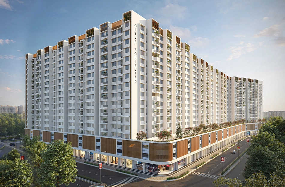 Olive Boulevard Panvel - Elevation