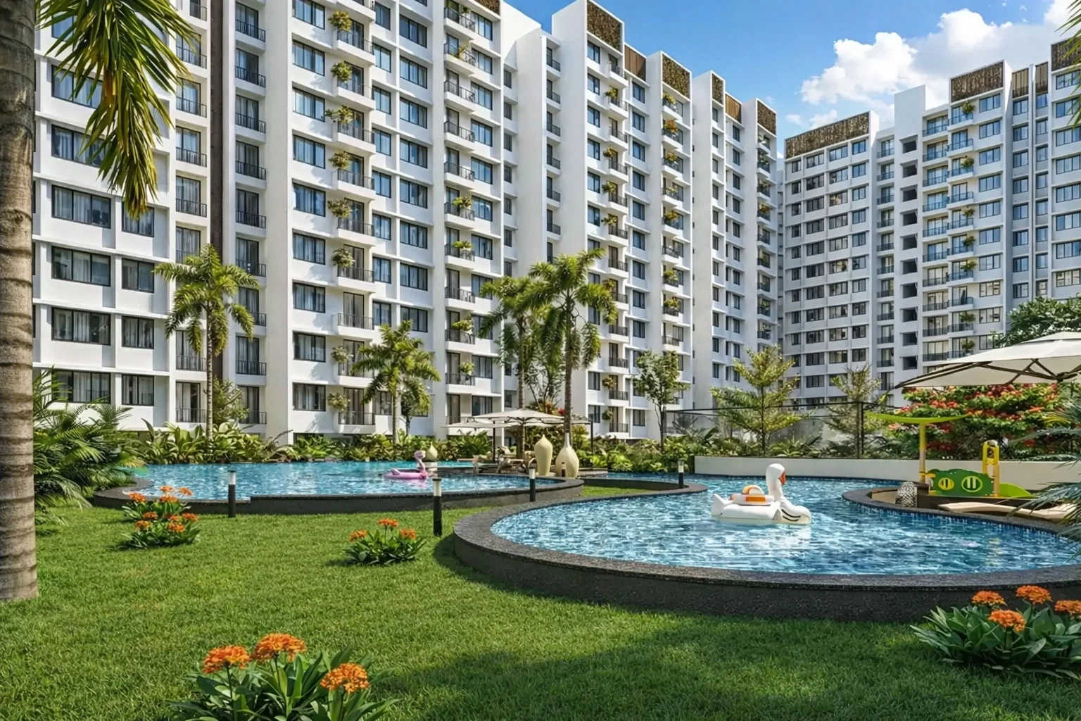 Olive Boulevard Panvel - Swimming Pool