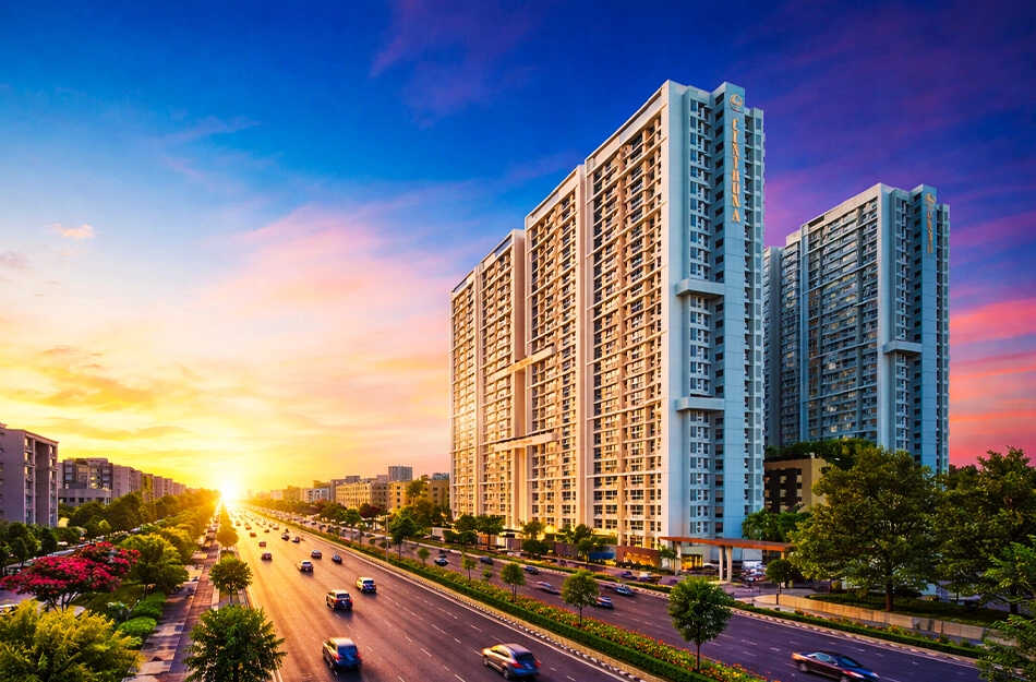 L & T 77 Crossroads Ghatkopar - Elevation