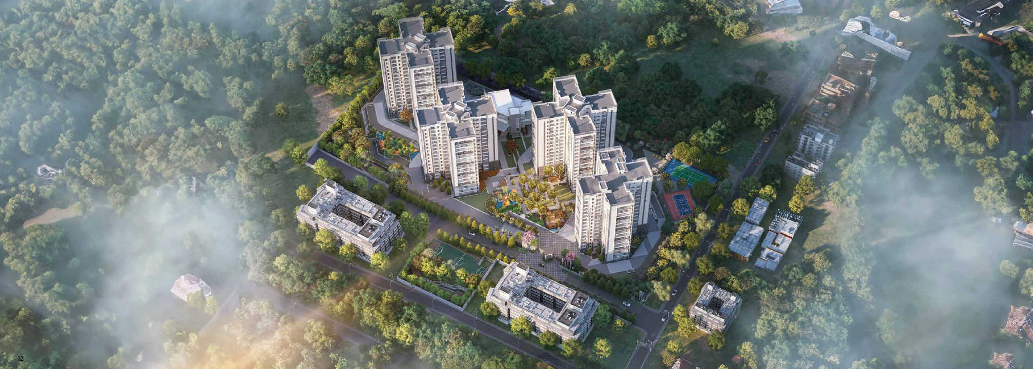 Prestige Pine Forest Whitefield - Dronview