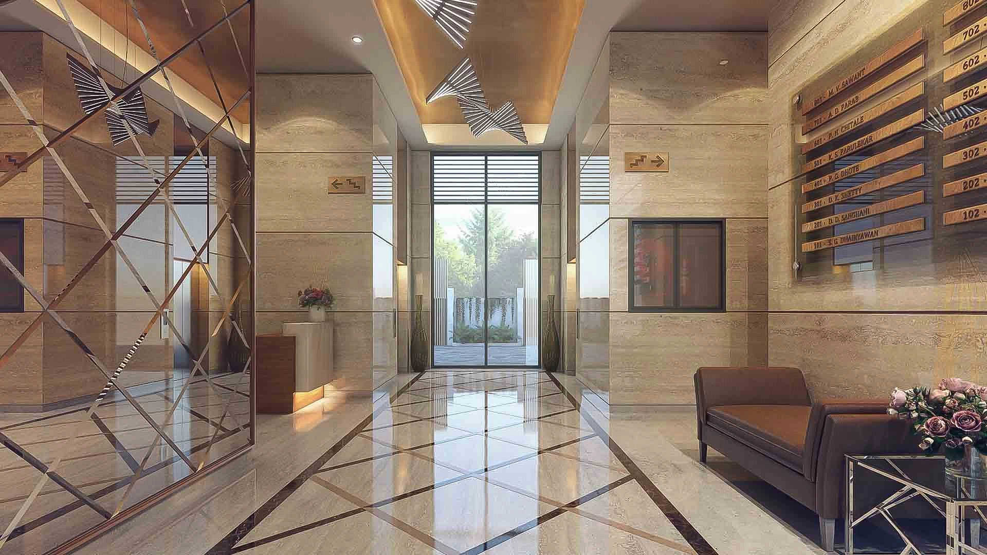 Adani Atelier Greens Koregaon Park - Tower Entrance Lobby