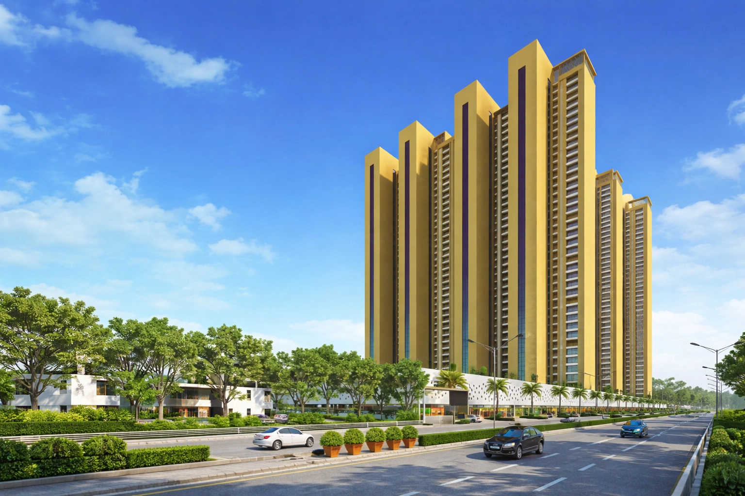 Satyam Imperial Heights Ghansoli - Elevation 3