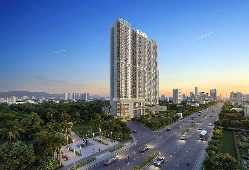 L & T Evara Heights Majiwada - Elevation