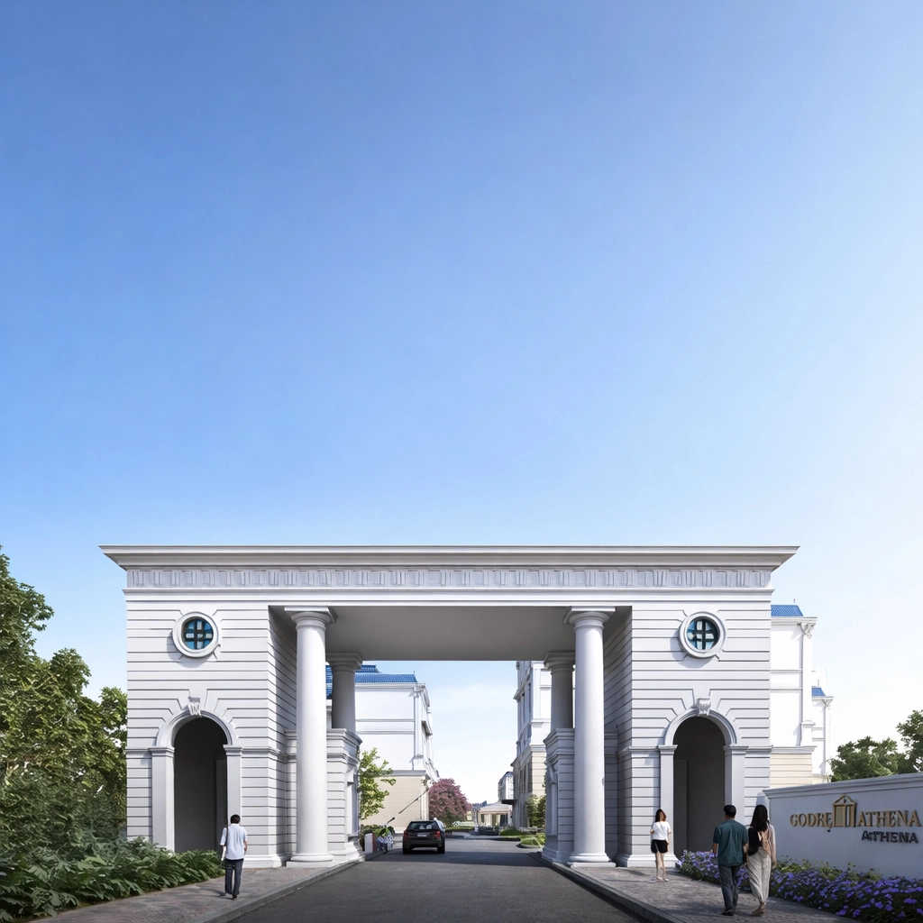 Godrej Athena Kaggadasapura - Project Entrance View