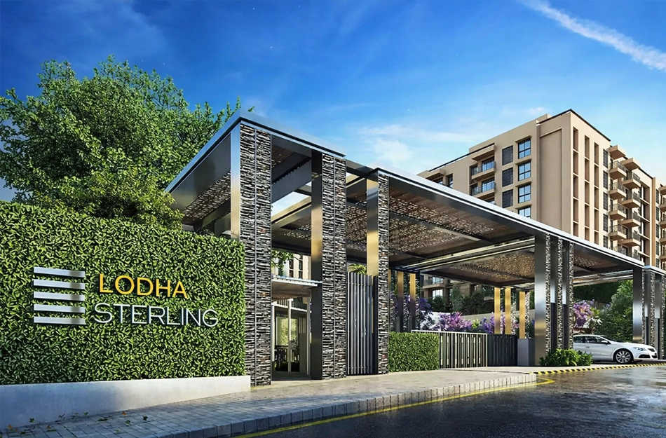 Lodha Sterling Kolshet Road - Project Entrance View