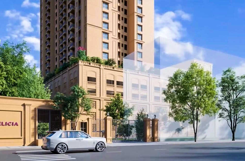 Hiranandani Belicia Panch Pakhadi - Project Entrance View