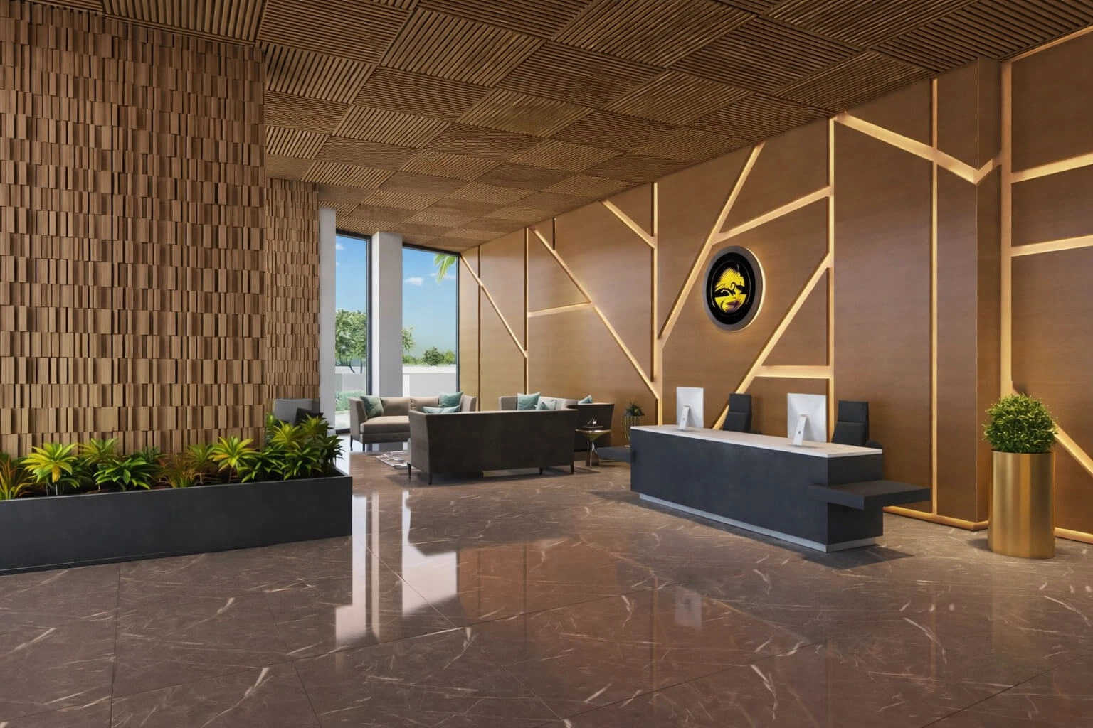 Tridhaatu Aranya Chembur - Tower Entrance Lobby