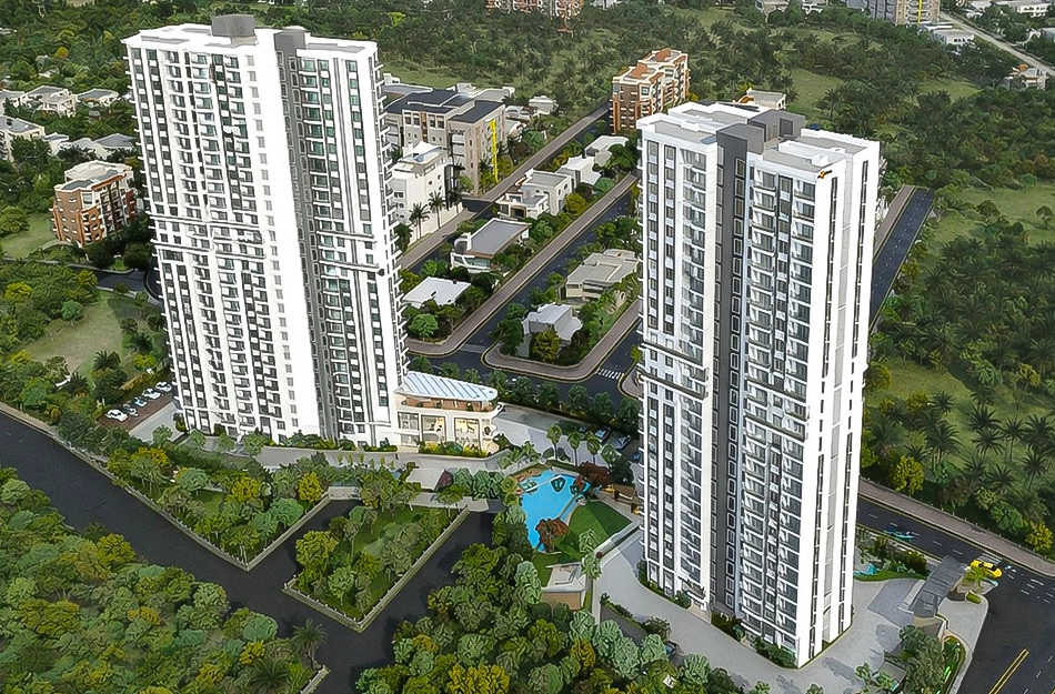 Kumar Prospera HBR Layout - Elevation