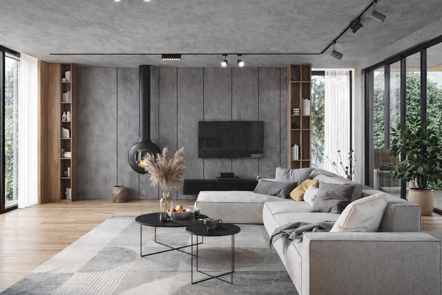Promesa Adi Darsshan Lower Parel - Living Room