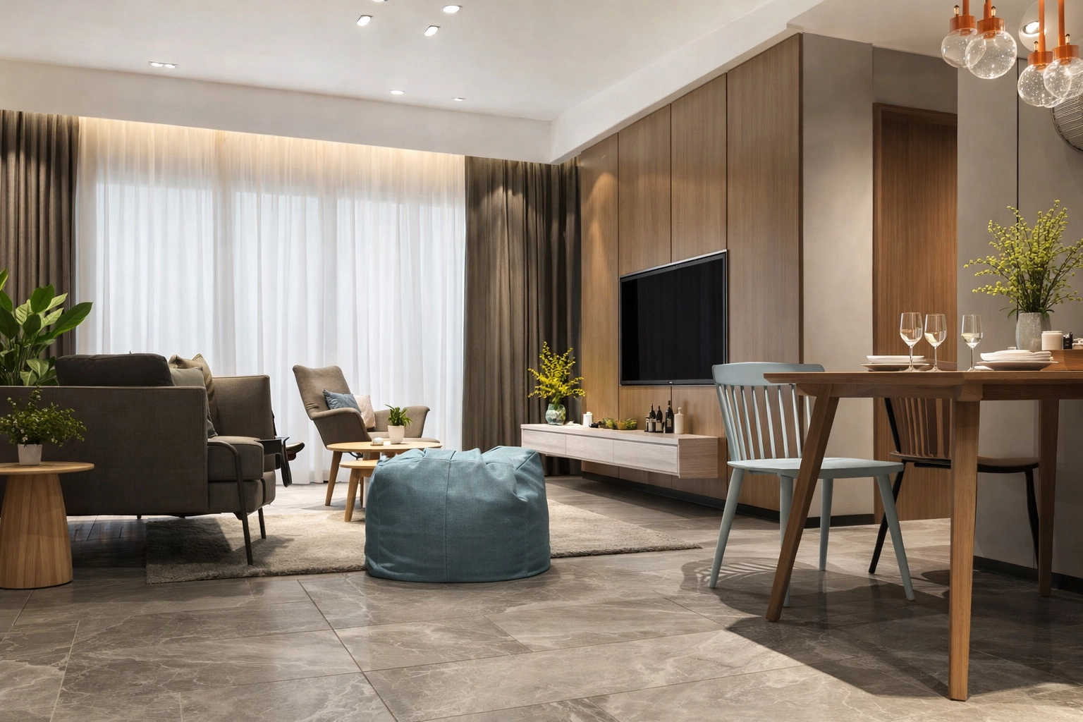 Ruparel Urbana Kurla - Living Room