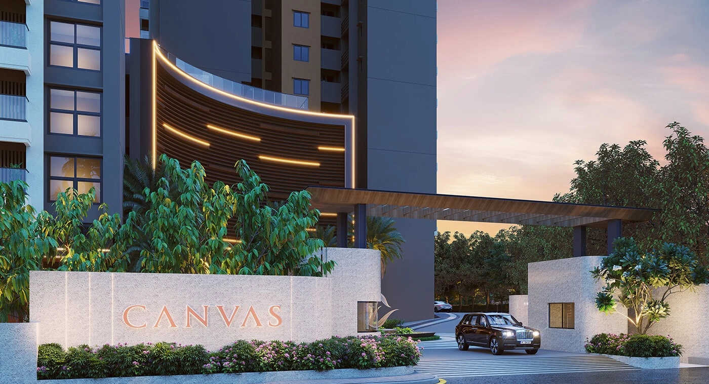 Kolte Patil Canvas Hinjewadi - Project Entrance View