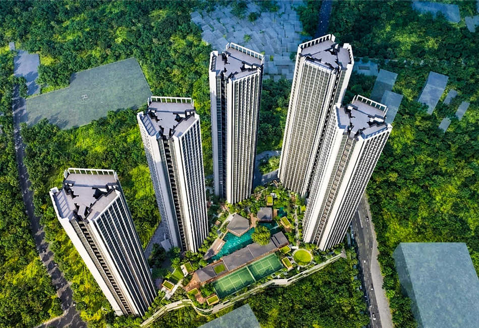 Oberoi Forest Ville Kolshet Road - Elevation 2