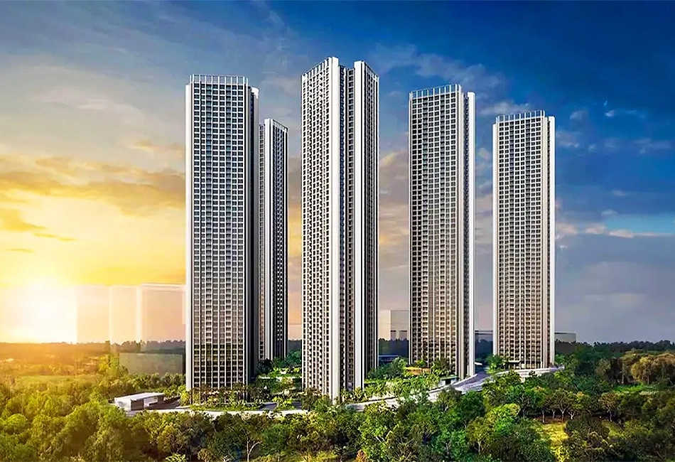 Oberoi Forest Ville Kolshet Road - Elevation