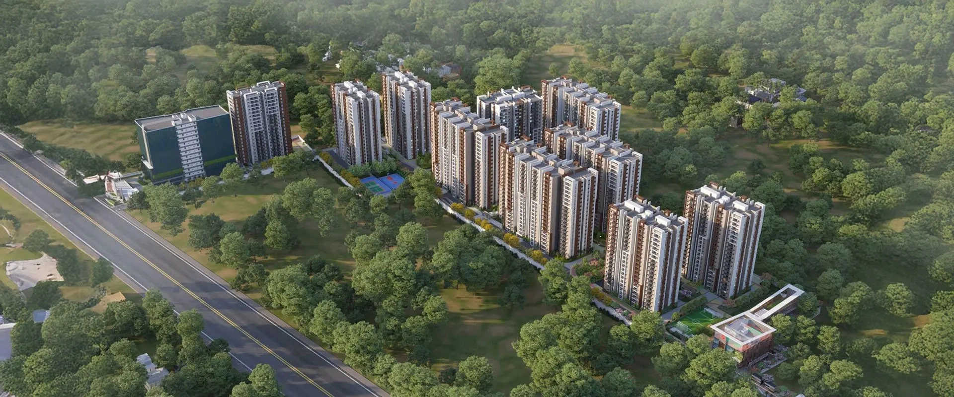 Pavani Mirabilia Krishnarajapura - Dronview