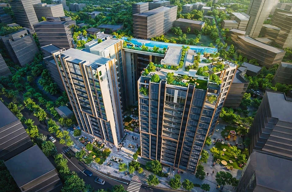 Rustomjee Crescent Bandra - Elevation 3 - Image 2