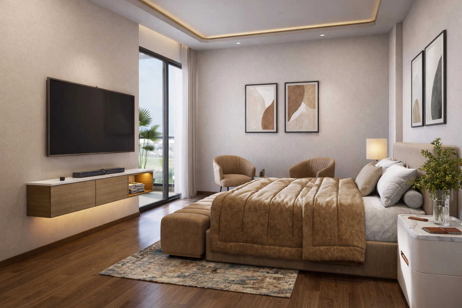 Emaar Serenity Hills Sector 86 Gurgaon - Bedroom
