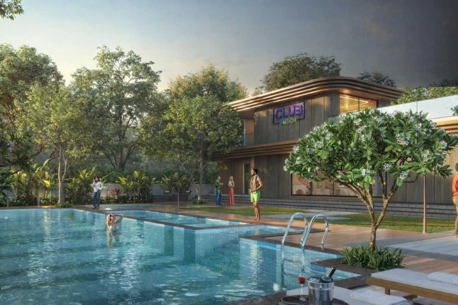 Saheel Itrend Vesta Tathawade - Swimming Pool