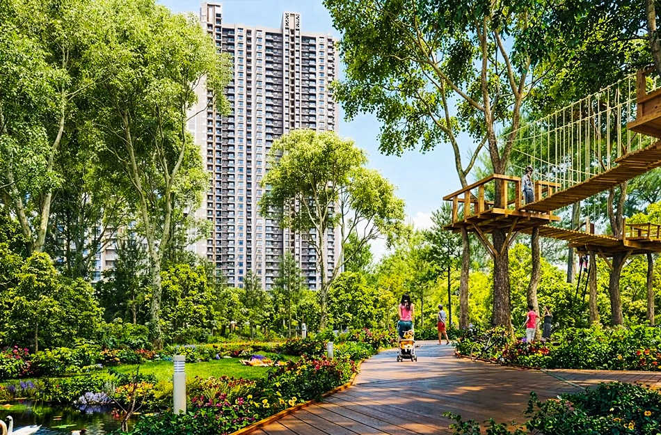 Lodha Amara Kolshet Road - Park