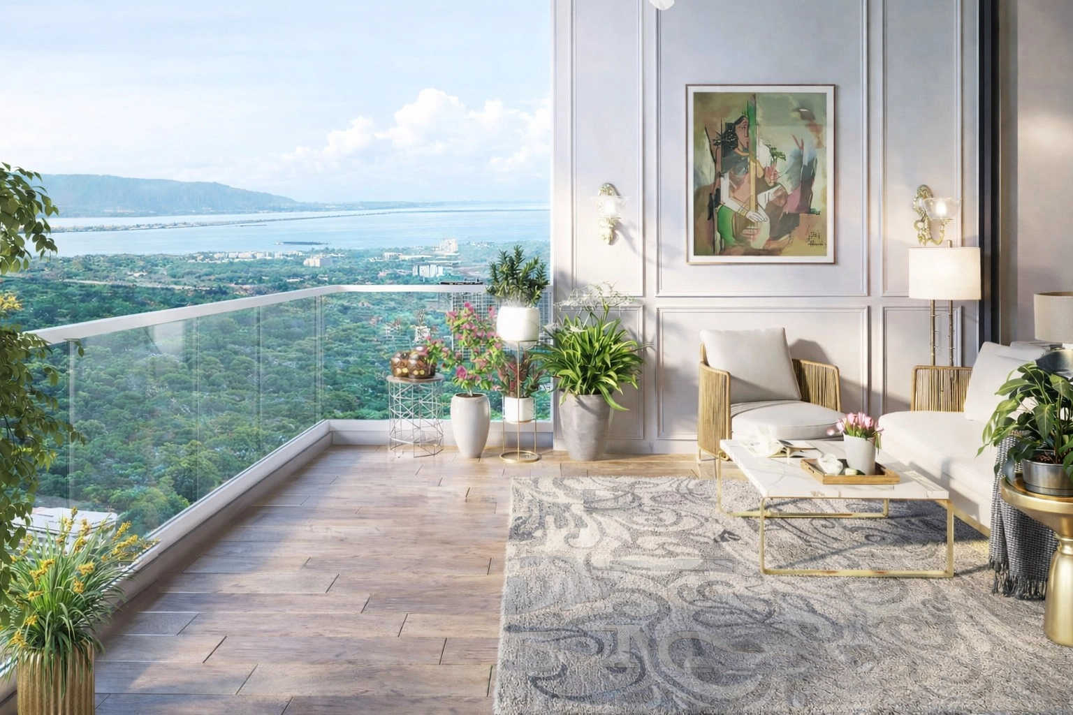 Lodha Solitaire Mahalaxmi - Balcony