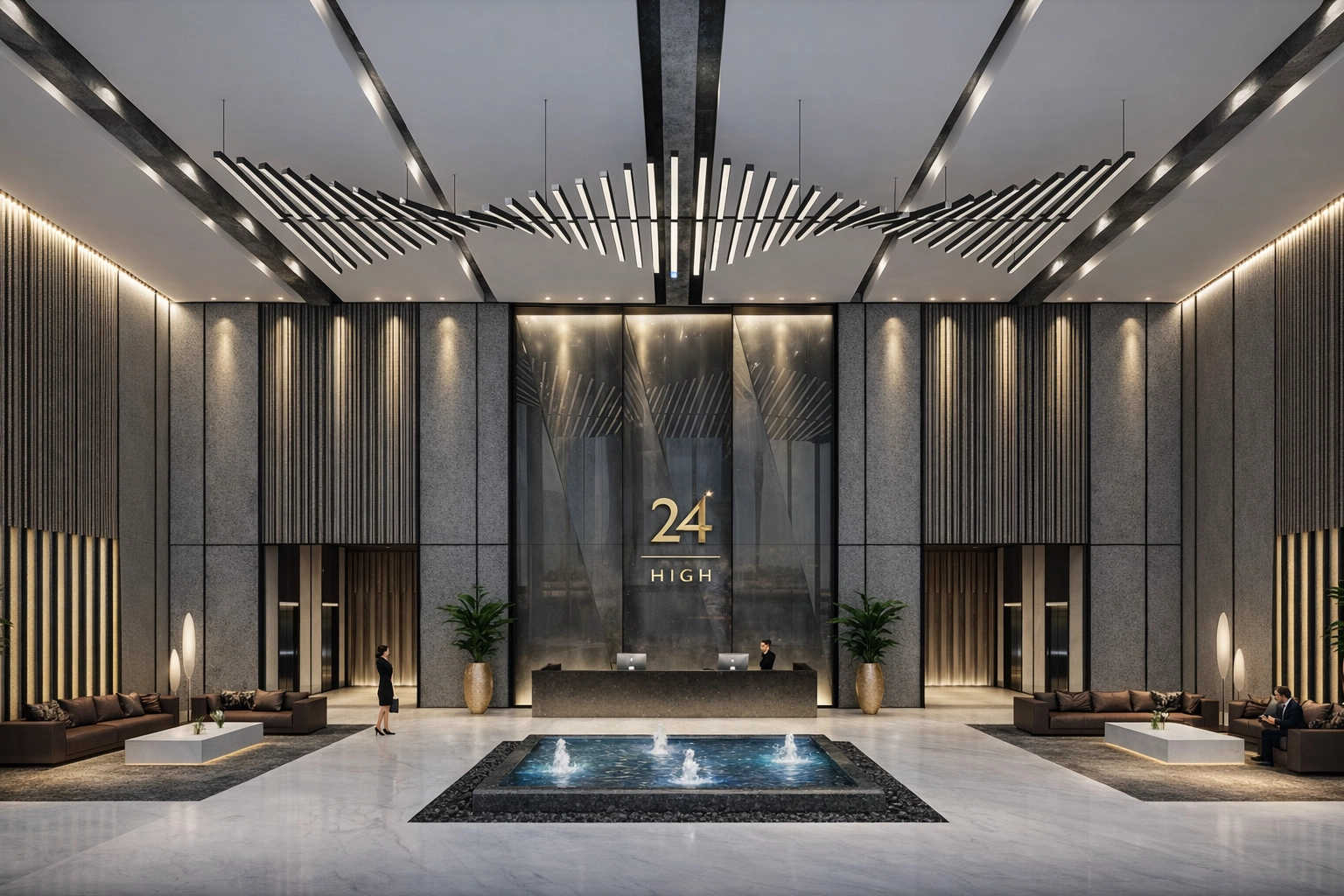 Dream Apex 24 High Nerul - Tower Entrance Lobby